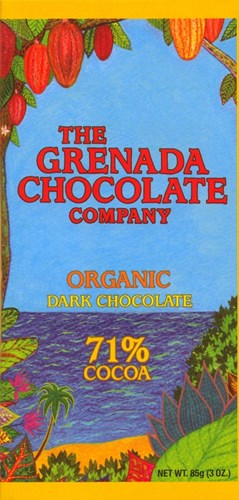 The Grenada Chocolate Company 71% Cocoa Dark Chocolate Bar