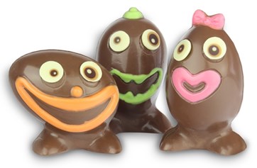 Easter egg faces