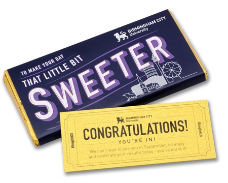 Personalised 50g Bar with Golden Ticket