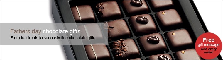 Buy chocolate gifts for fathers day online for UK gift delivery by post