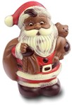 large chocolate santa without bag