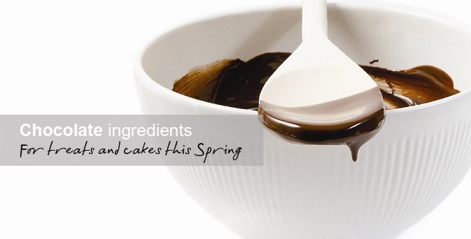 Chocolate ingredients for Spring header