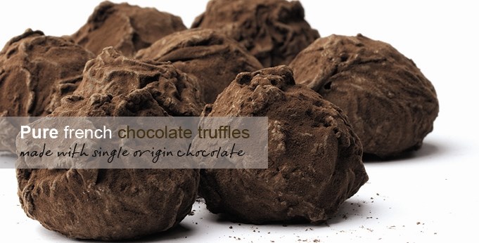 french chocolate truffles headline