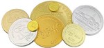 personalised chocolate coins