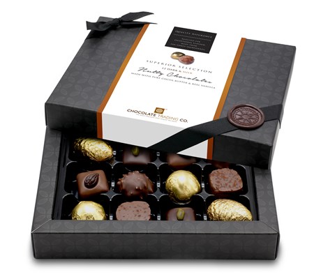 12 Nutty Chocolates, Superior Selection Box