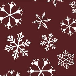 Snowflake, Chocolate Transfer Sheets