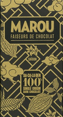 Marou, So Co La Den, 100% dark chocolate bar