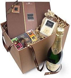 Champagne chocolate hamper