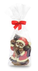 Chocolate santa with bell