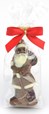 milk chocolate santa in bag