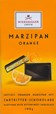 marzipan orange dark chocolate bar