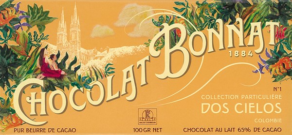 Bonnat, Dos Cielos, 65% milk chocolate bar