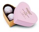 Pink heart Champagne truffles gift box