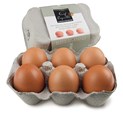 chocolate filled hens eggs