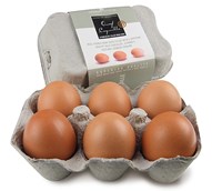 chocolate filled hens eggs