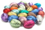 Foiled mini chocolate easter eggs bulk bag