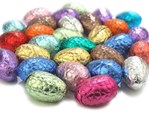 Foiled mini chocolate easter eggs bulk bag