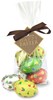 Spotty chocolate easter eggs with gift wrap option