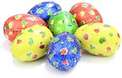 Spotty Easter eggs