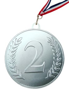Chocolate Trading Company 100mm Silver chocolate medal
