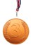 100mm Bronze chocolate medal