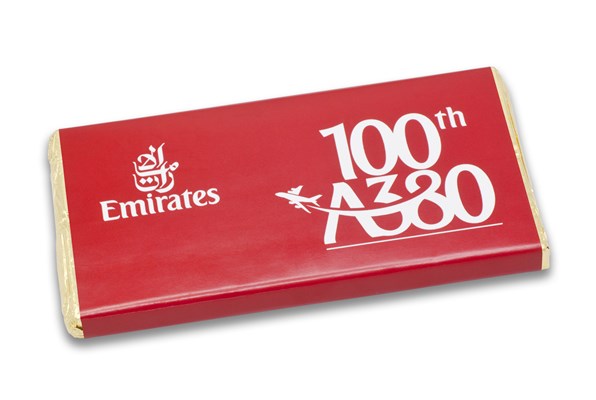 50g Personalised Milk Chocolate Bar for Emirates