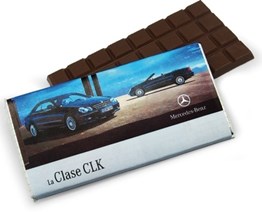 Personalised chocolate bars 100g