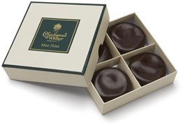 Dark chocolate mint thins