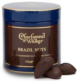 Dark chocolate enrobed Brazil nuts