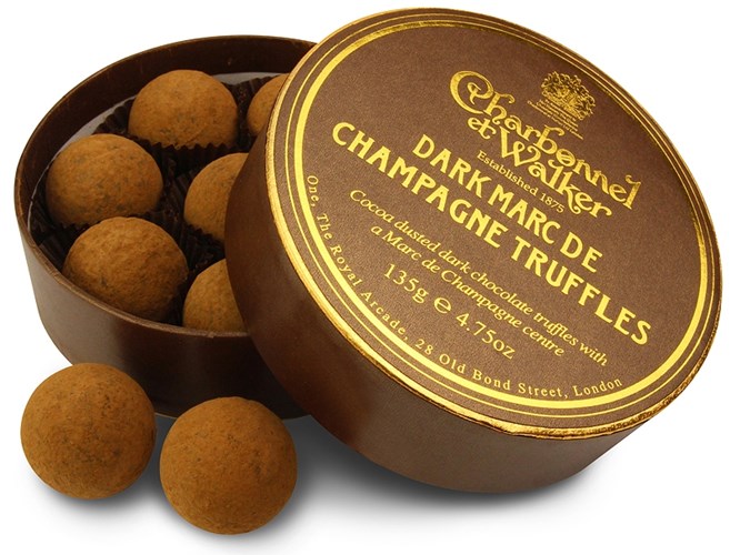 Charbonnel et Walker, Dark chocolate Champagne truffles Chocolate