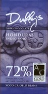 Honduras Indio Rojo, 72% dark chocolate bar