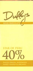 Star of Peru, 40% milk chocolate bar