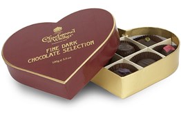 Valentines Dark Chocolate Gift Box