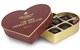 Valentines dark chocolate gift box