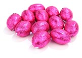 Cerise Foiled Mini Easter Eggs