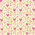 Pretty hearts, chocolate transfer sheets