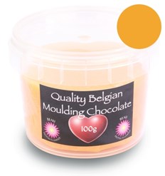 Orange modelling chocolate