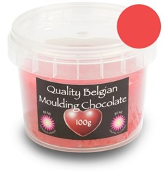 Pink modelling chocolate