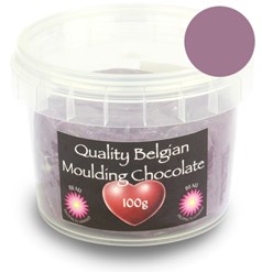 Violet modelling chocolate