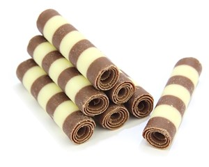 Chocolate Trading Co Striped mini chocolate cigarellos – Bulk case of 1250