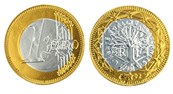 Euro chocolate coins