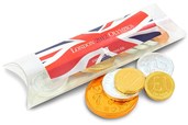 Olympics chocolate coins box