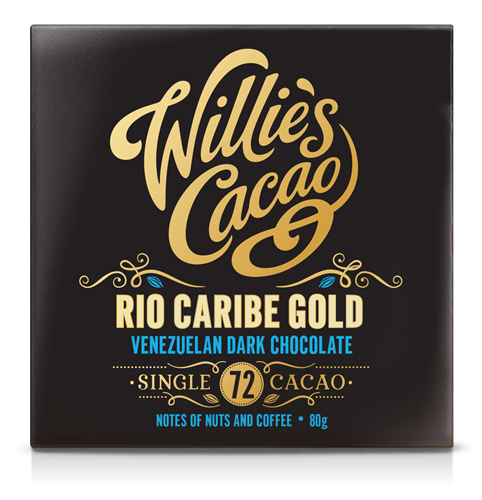 Willie’s Cacao Venezuelan Gold Rio Caribe 72 Dark Chocolate Bar