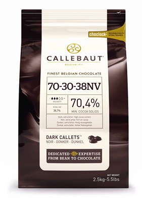 Callebaut 70% dark chocolate chips 2.5kg