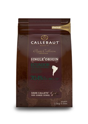 Callebaut, single origin Ecuador 70.4 % dark chocolate chips 