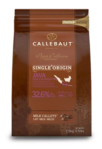 Callebaut Origin Collection Java 32.6% Cocoa Milk Chocolate Callets 2.5kg