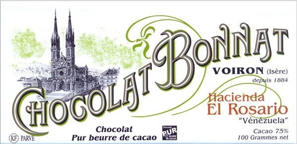 Bonnat, Hacienda El Rosario, 75% dark chocolate bar