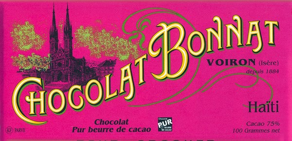 Bonnat, Haiti, 75% dark chocolate bar