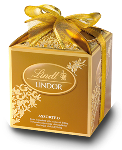 Lindt , Lindor assorted chocolate cube