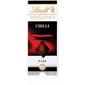 Lindt Excellence Chilli chocolate bar